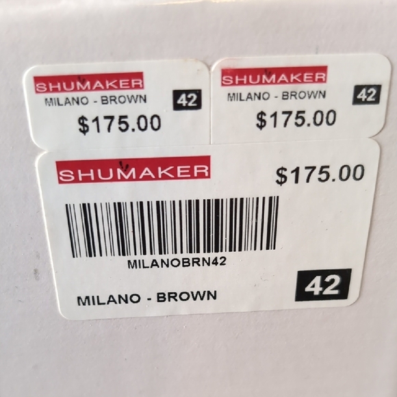 Emiliano Permilano 2 Italian Leather Brown Size 42(Approx US 9) Shoes New In Box - Picture 2 of 11